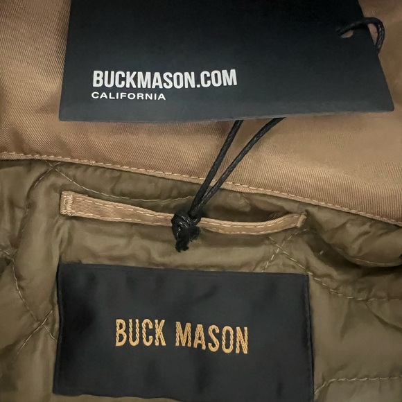 Buck Mason Desert Khaki Storm Stopper Field Jacket Medium New $278 NWT - Picture 7 of 9